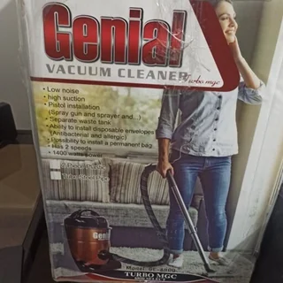 جارو برقی سطلی مارک ژنیال (جنیال) مدل GL-6800 توربو دوسرعته